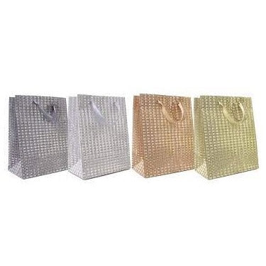 Glitter Gift Bags - Assorted Colors