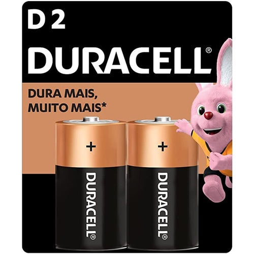 Duracell D2 Battery 2pk