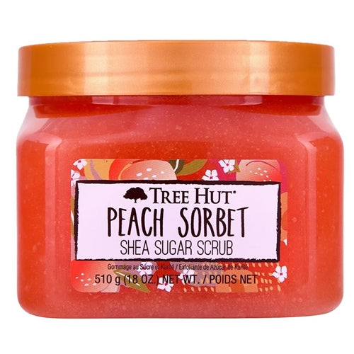 Tree Hut Shea Sugar Peach Sorbet Body Scrub - 18oz