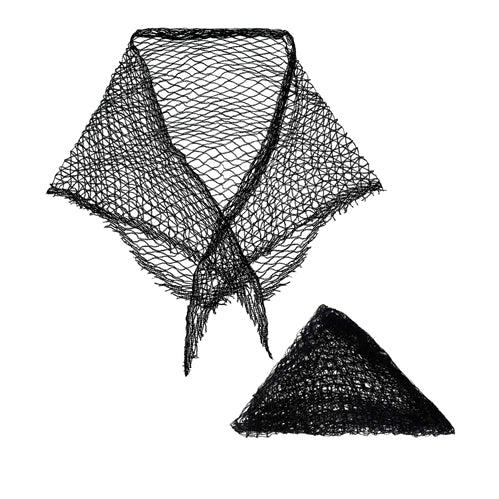 Dream World Triangle Cotton Black Hair Net