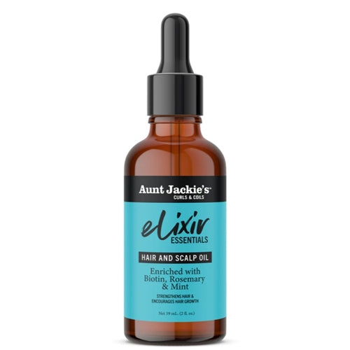 Aunt Jackie's Elixir Essentials: Biotin & Rosemary Hair & Scalp Oil 2 fl oz