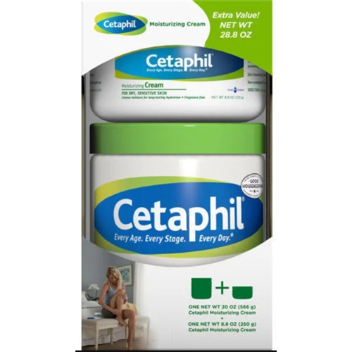 Cetaphil Moisturizing Cream 20oz + 8.8oz Bonus Fragrance Free Non-Greasy