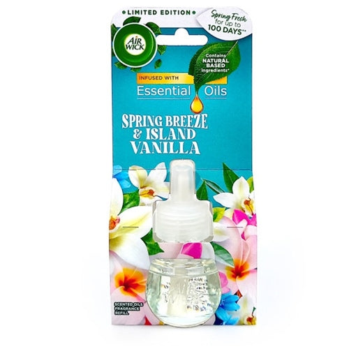 Air Wick Plug-In Refill Spring Breeze & Island Vanilla, 19 ml