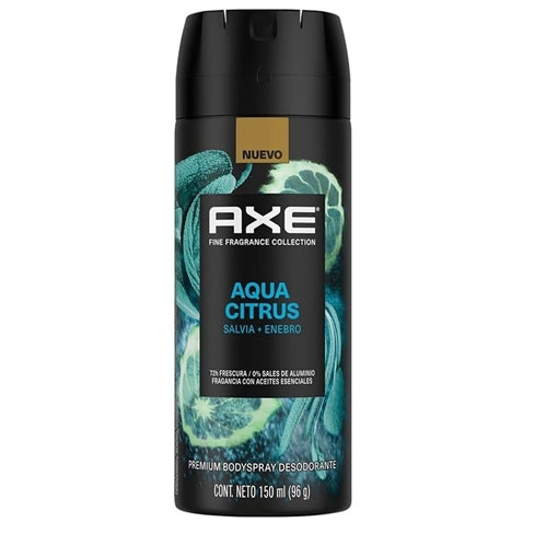 Axe Body Spray 150ml - 0% Aluminum 72Hr Fresh