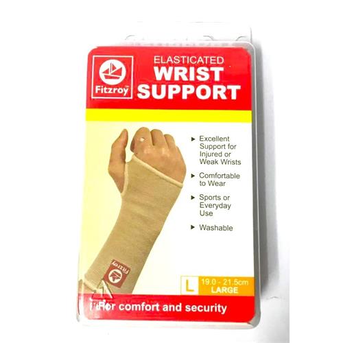 Fitzroy Elasticated Wrist Support, Large 19-21.5cm