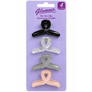 Glamour Claw Clips 4pcs