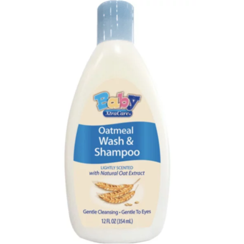 Xtracare Baby Oatmeal Wash & Shampoo 12 fl oz - Lightly Scented