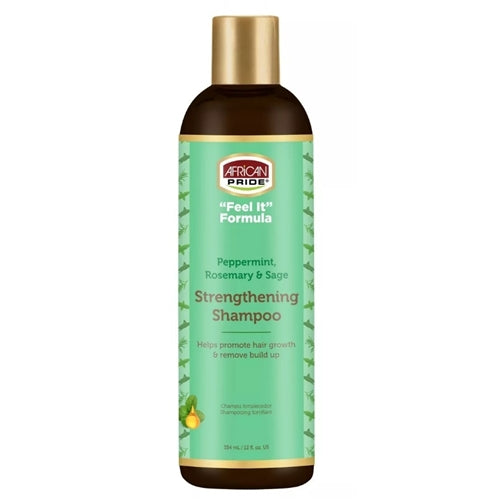 African Pride Feel It Formula Strengthening Shampoo - 12 fl oz