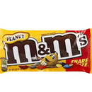 M&M's Milk Chocolate Candy Peanut, Share Size - 3.27 oz