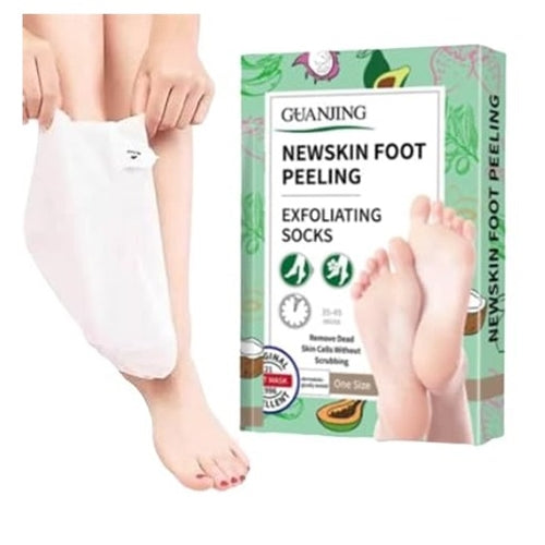 Guanjing Newskin Foot Peeling Exfoliating Socks - One Size