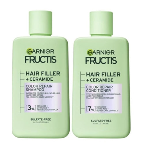 Garnier Fructis Hair Filler Bonding Pre-Shampoo Color Repair Set + Ceramides 300ml