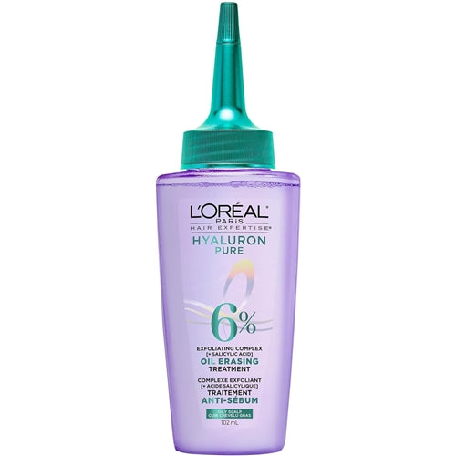 L'Oréal Paris, Hair Expertise, Hyaluron Pure Oil Erasing Scalp Serum with Salicylic Acid, 102ml