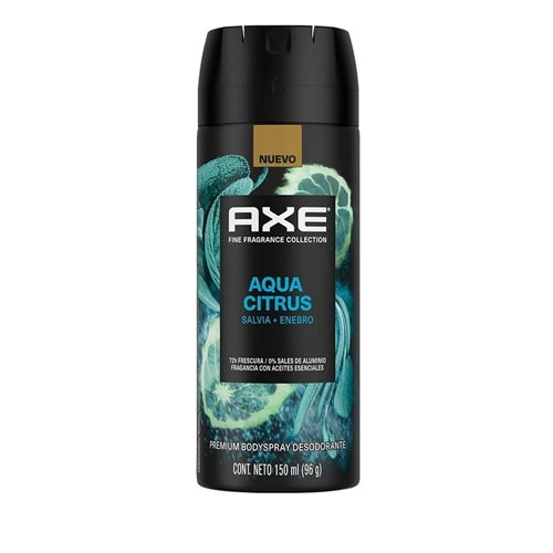 Axe Body Spray 150ml - 0% Aluminum 72Hr Fresh