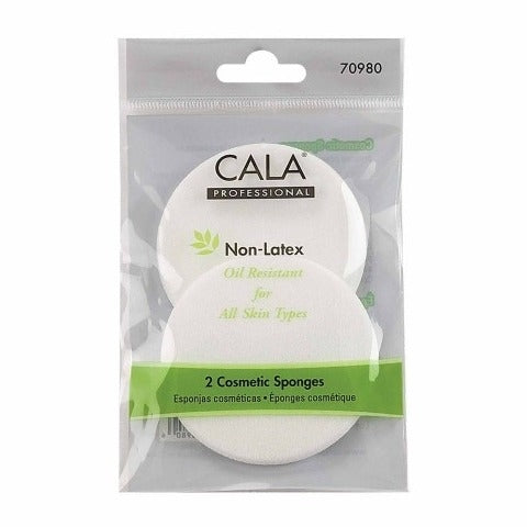 Cala Non-Latex 2 pcs Makeup Round Sponges