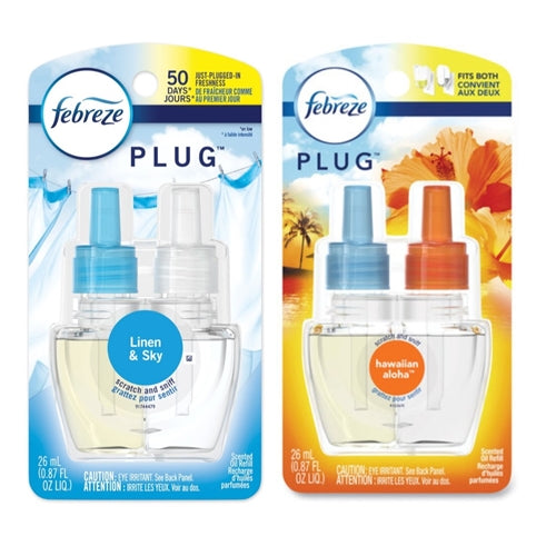 Febreze Plug Air Freshener Scented Oil Refill, 0.87 oz.