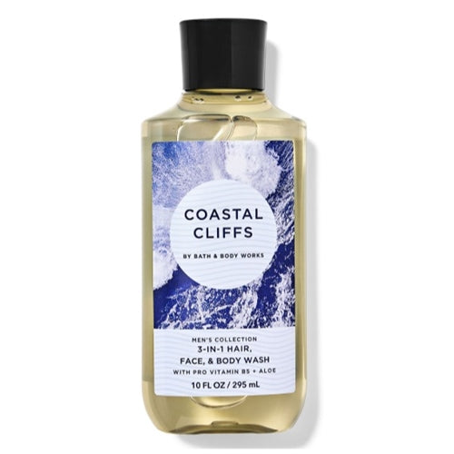 Bath & Body Works Coastal Cliffs Men's Collection 3-In-1 Face & Body Wash 10 fl oz