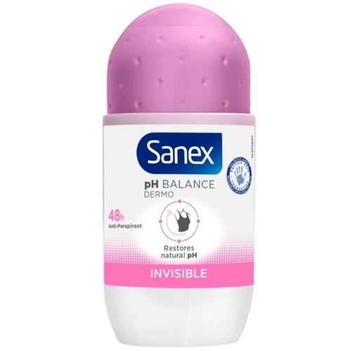 Sanex UK Dermo 24H Invisible Antiperspirant Roll On 50ml