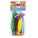 Party Crazy Punch Balloons - 4 Pack Assorted Colors