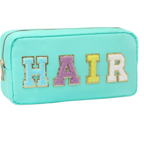 Glamour Cosmetic Bags With Hair Wordings