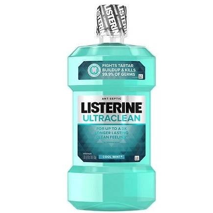 Listerine Ultra Clean Antiseptic Mouthwash, Cool Mint