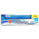 U Advanced Whitening Anti Cavity Fluoride Toothpaste + Free Toothbrush 181g