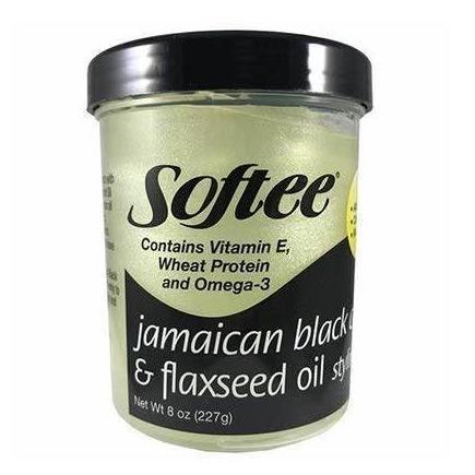 Softee Jamaican Black Castor & Flaxseed Oil Styling Gel 8 fl oz