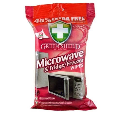 Green Shield Microwave & Fridge/Freezer Wipes 70s