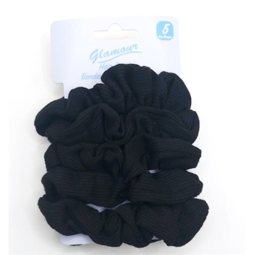 Glamour 5Pc Black Hair Woolies