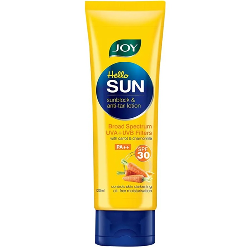 Joy Hello Sun Sunblock & Anti-Tan Lotion - SPF30, 120 ml