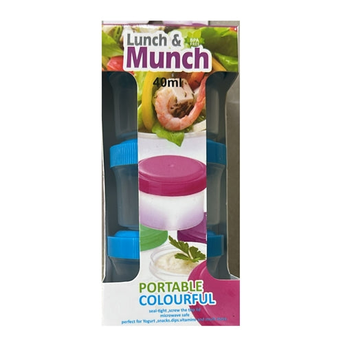 Fortune Lunch & Munch 3 Unit 40ml Containers