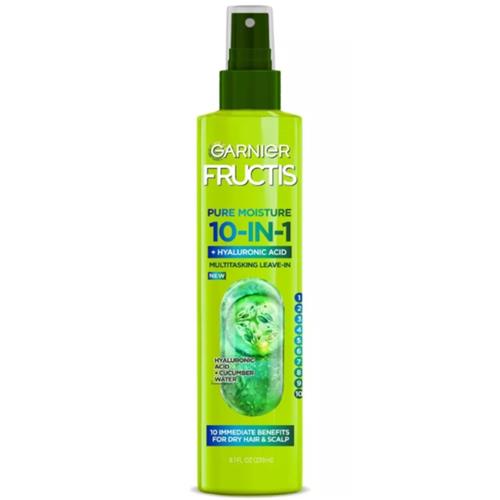 Garnier Fructis Pure Moisture 10-in-1 Spray for Dry Hair and Scalp - 8.1 fl oz