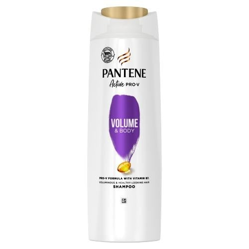 Pantene Pro-V Volume & Body Silicone Free Shampoo Pro-V Formula With Vitamin B7 400ML