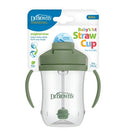 Dr. Brown's Milestones Baby's First Straw Cup with Weighted Straw, 9oz, 6m+