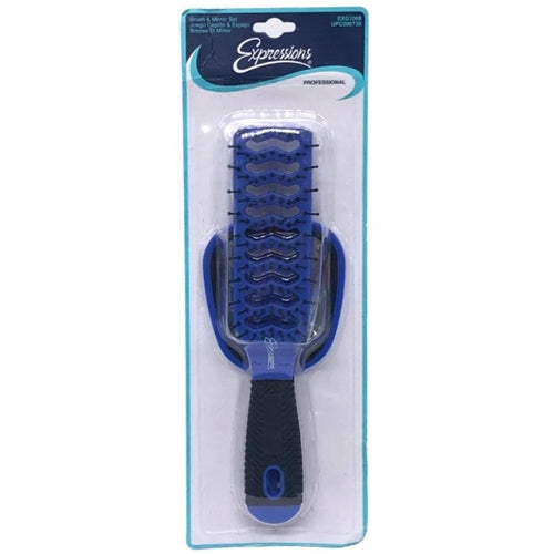 Expressions Brush & Mirror 2Pc Set.