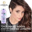L'Oreal Paris Hyaluron Pure 72h Purifying Shampoo For Oily Hair 12.6 FL OZ
