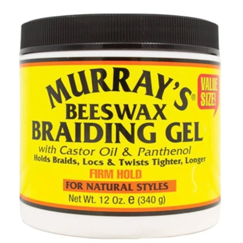 Murray's Beeswax Braiding Gel, Firm Hold 12oz