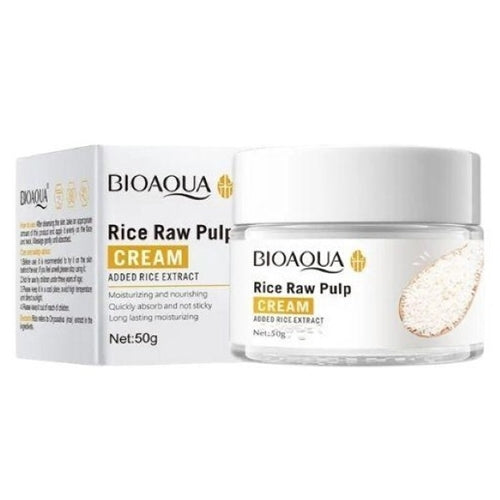 Bioaqua Rice Raw Pulp Cream Moisturizing Nourishing 50g