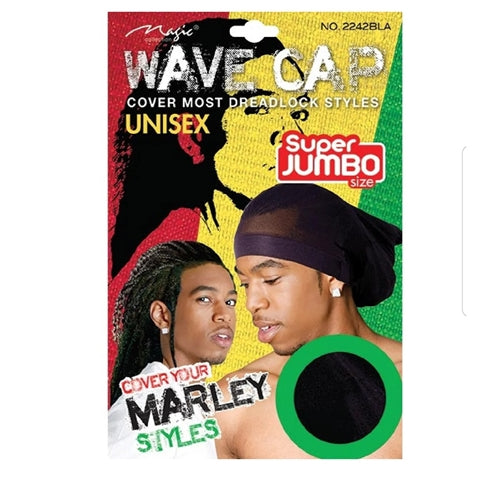 Marley Style Wave Cap Super Jumbo - Black