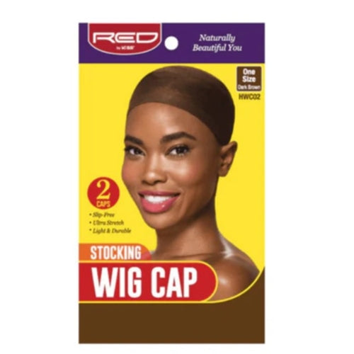 Red By Kiss Stocking Wig Cap - 2pcs