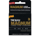 TROJAN Magnum Thin Lubricated Condoms, 3 Count