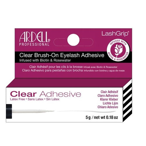 Ardell Brush On Strip Lash Adhesive, Clear Lash Glue, 5ml