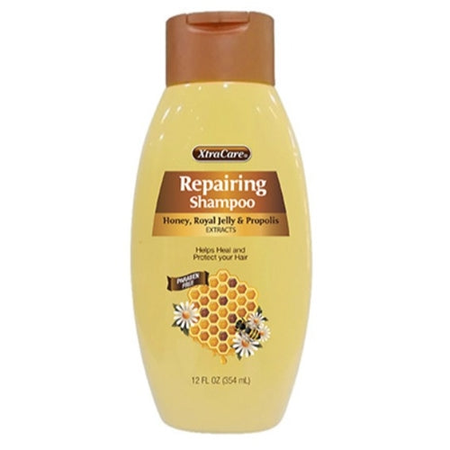 Xtracare Repairing Shampo With Honey, Royal Jelly & Propolis Extracts 12 fl oz