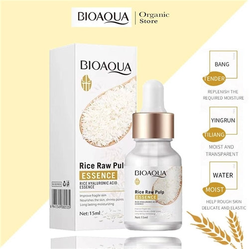 Bioaqua Rice Raw Pulp Facial Serum – 15ml