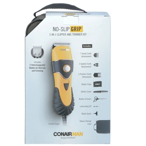 Conair HCT420CSV No Slip Grip Clipper & Trimmer Kit