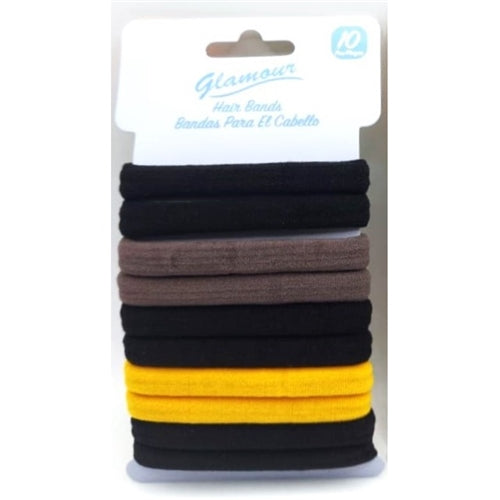 Glamour 10Pc Hair Bands