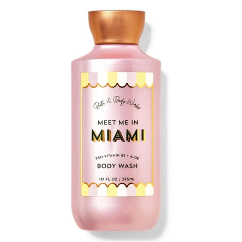 Bath & Body Works Meet Me In Miami Body Wash With Pro-Vitamin B5 & Aloe 10 fl oz