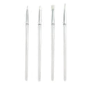 DL Professional Acrylics Nail Gel Brush Set 4 Pc