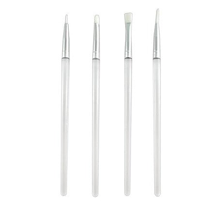 DL Professional Acrylics Nail Gel Brush Set 4 Pc