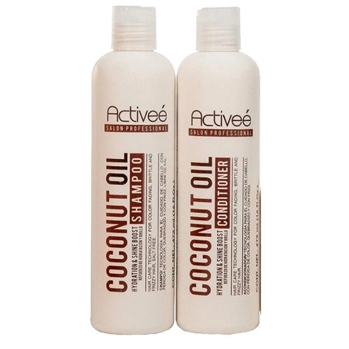 Activee Salon Professional Salt Free Coconut Oil Hydration & Shine Boost 16oz