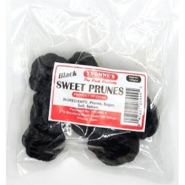 Yvonne's Sweet Black Prunes 50g